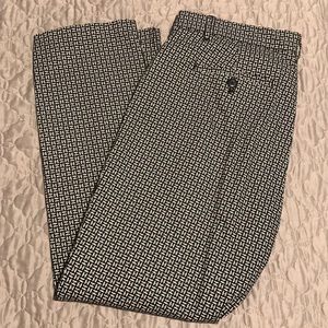 Black and White Patterned Khakis